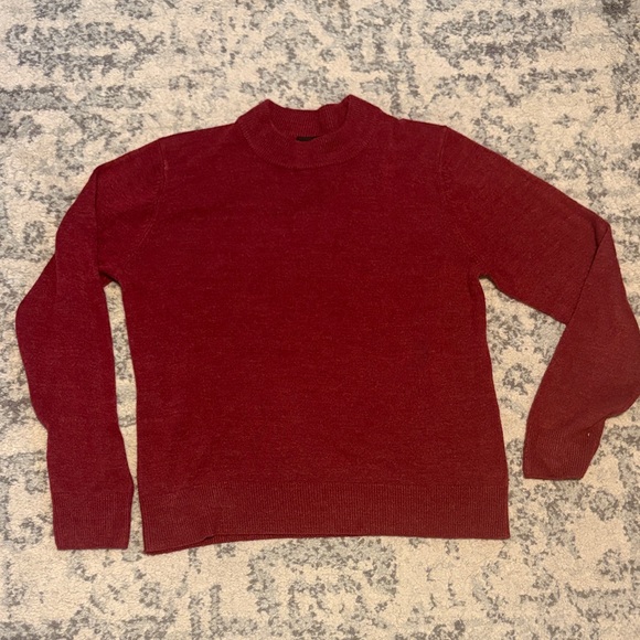 Sag Harbor Sweaters - Sag Harbor Burgundy Sweater Size Medium